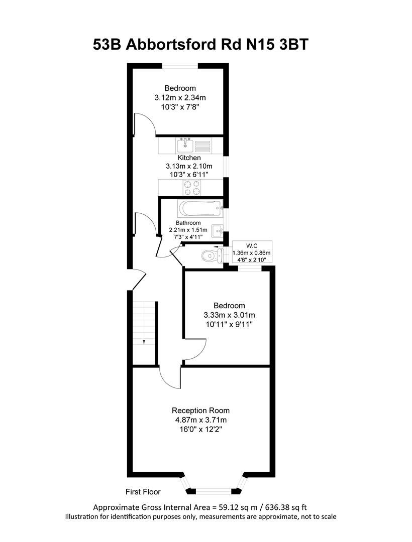 2 bedroom Flat for rent in N15